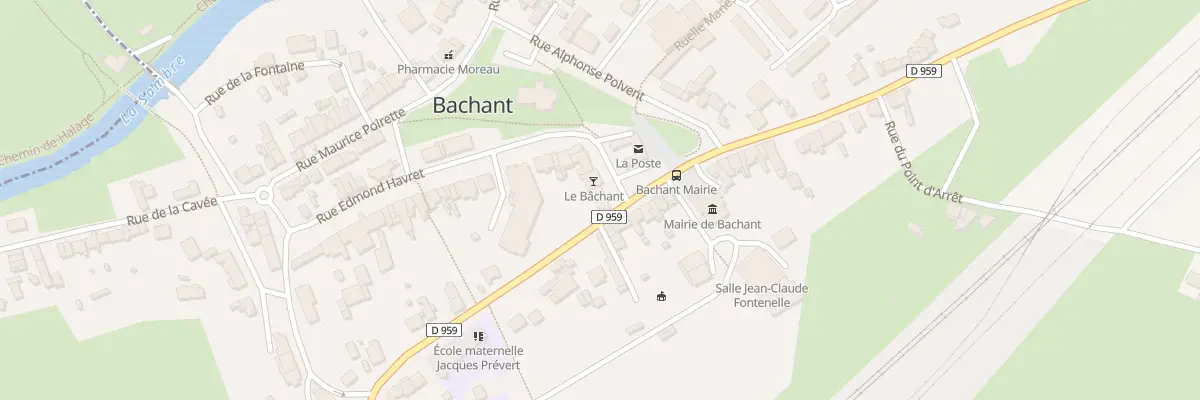 Plan du 2 Rue Edmond Havret à Bachant