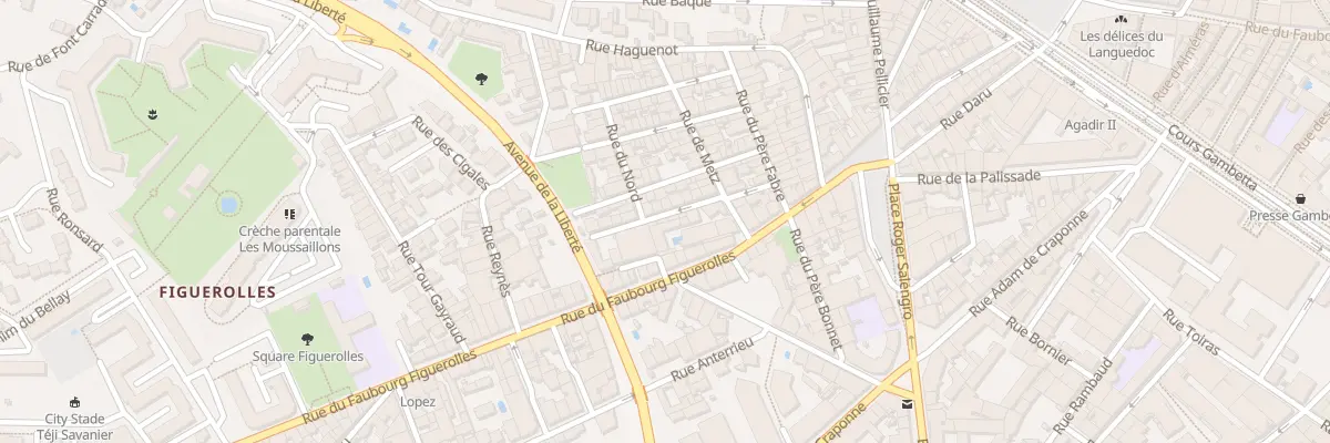 Plan du 9 Rue Saint Blaise à Montpellier