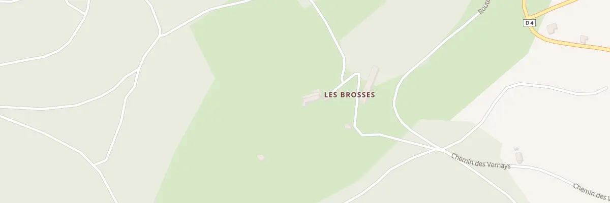 Plan du 318 Che des Brosses à Ambierle
