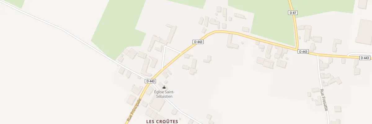 Plan du 57 Le Village aux Croûtes