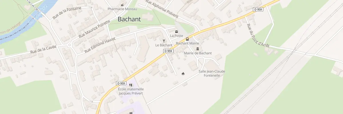 Plan du 118 Rue de Maubeuge à Bachant