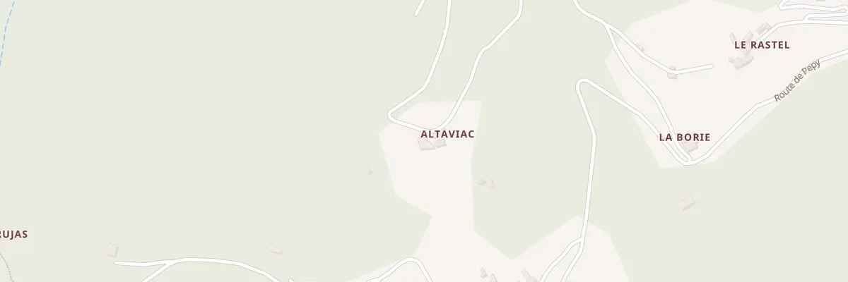 Plan du 870 Rte d’Altaviac à Saint-Privat-de-Vallongue