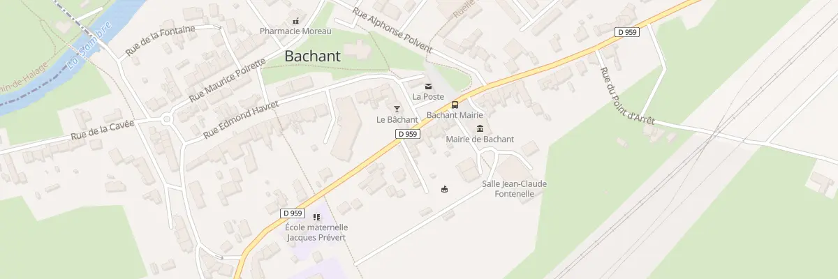 Plan du 124 Rue de Maubeuge à Bachant