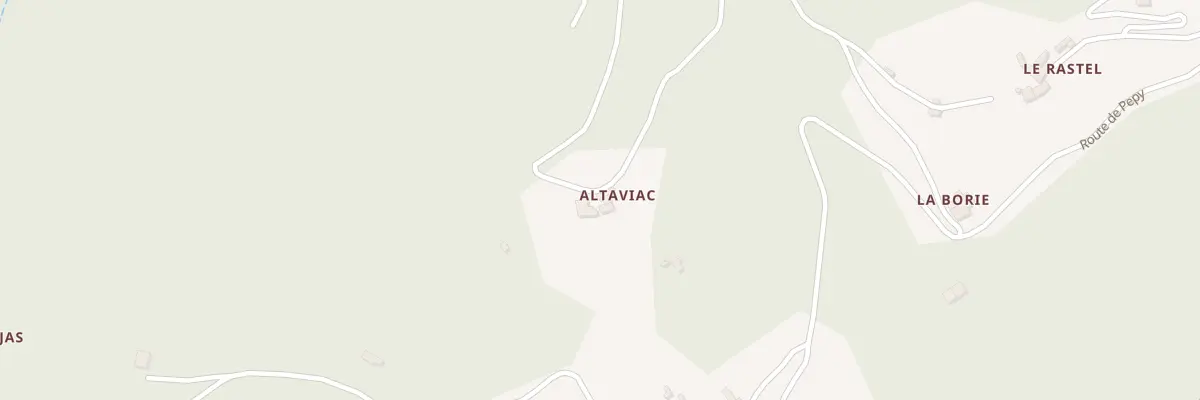 Plan du 855 Rte d’Altaviac à Saint-Privat-de-Vallongue
