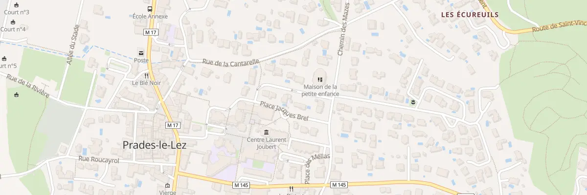 Plan du 88 Rue Georges Brassens à Prades-le-Lez