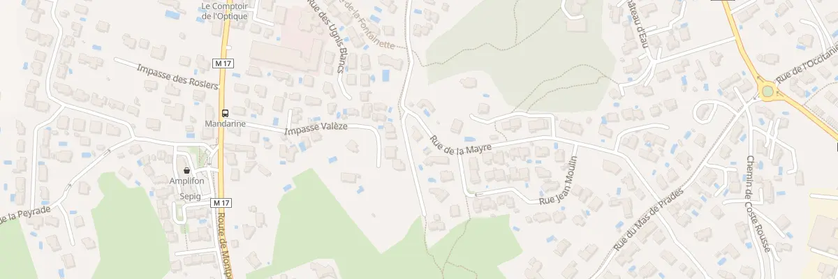 Plan du 289 Rue de la Fontainette à Prades-le-Lez