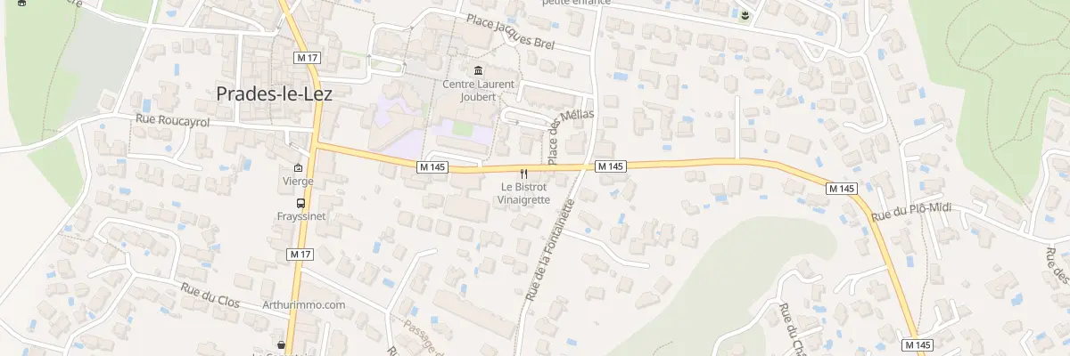 Plan du 220 Rue de la Ducque à Prades-le-Lez
