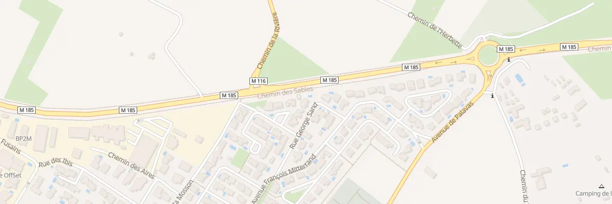 Plan du 5 Rue Georges Sand à Villeneuve-lès-Maguelone