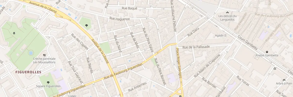 Plan du 4 Rue Saint Blaise à Montpellier