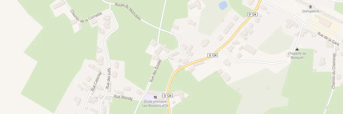 Plan du 3 Rte du Monceau à Dompierre-sur-Helpe