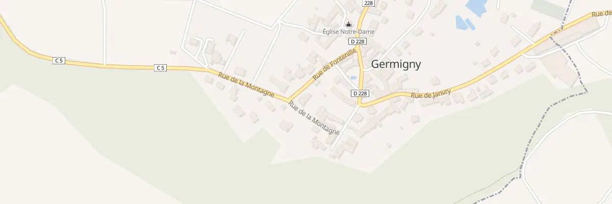 Plan du 9 Rue de Fontenille à Germigny