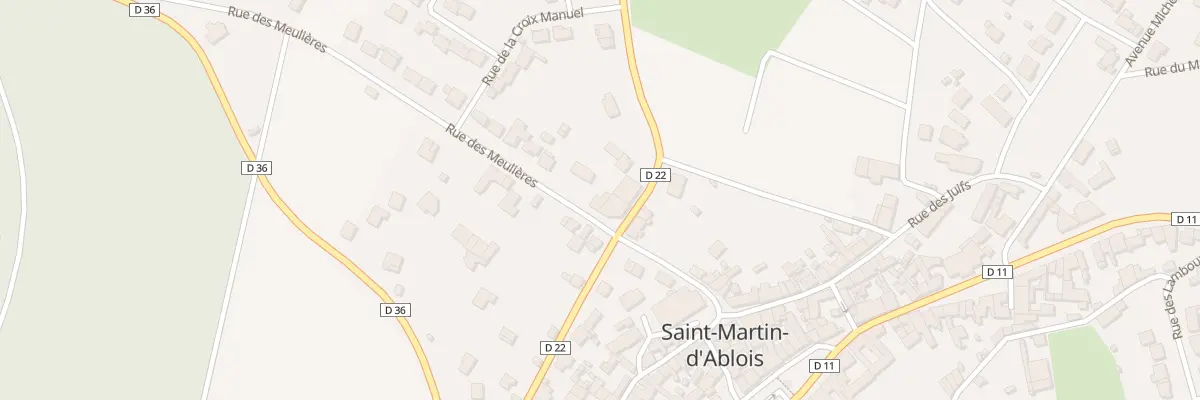 Plan du 16 Rue des Meulieres à Saint-Martin-d’Ablois