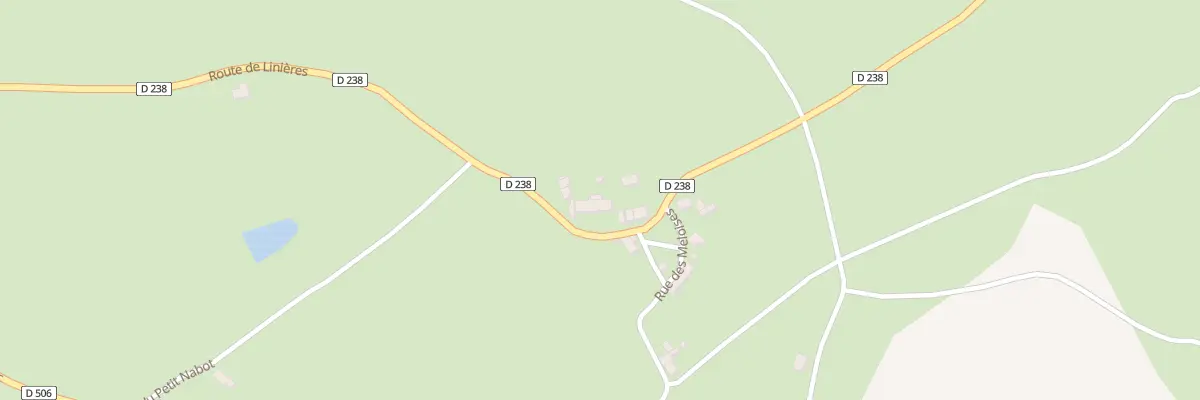 Plan du 15 Rte de Linières à Mhère