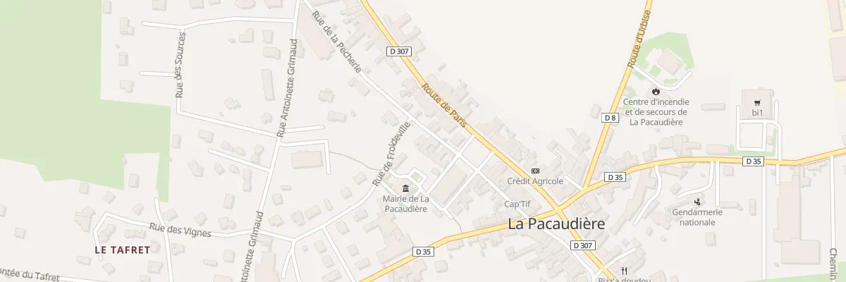 Plan du 39 Rue de la Pêcherie à La Pacaudière