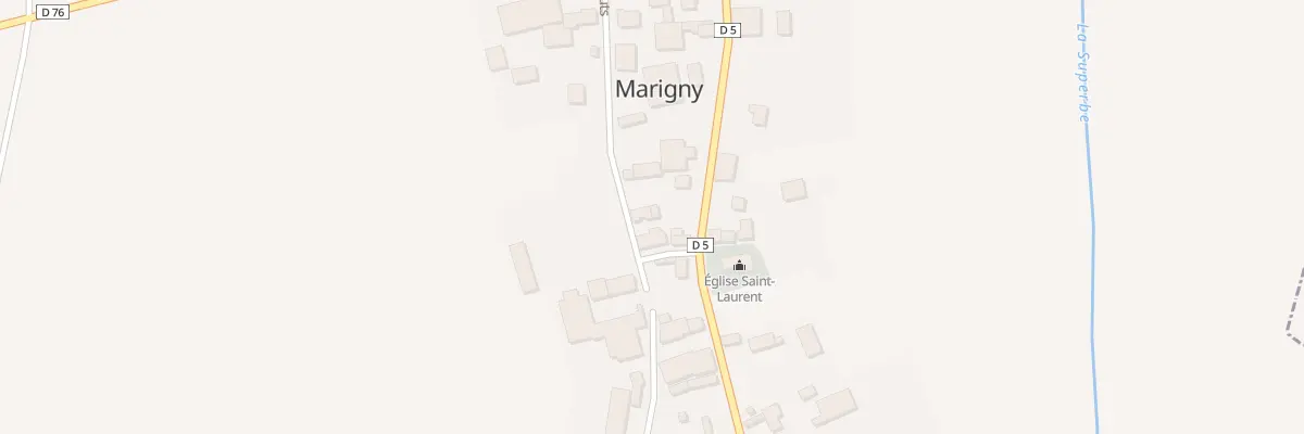 Plan du 2 Rle de la Mairie à Marigny
