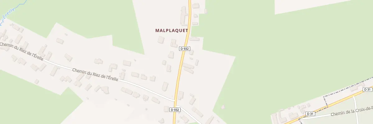 Plan du 8 Rte de Mons à Taisnières-sur-Hon