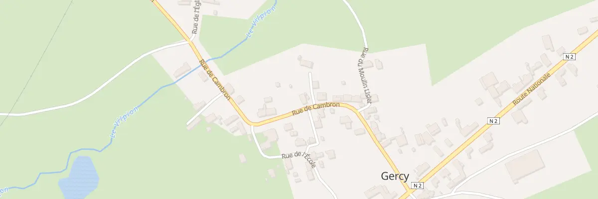 Plan du 18 Rue du Vilpion à Gercy