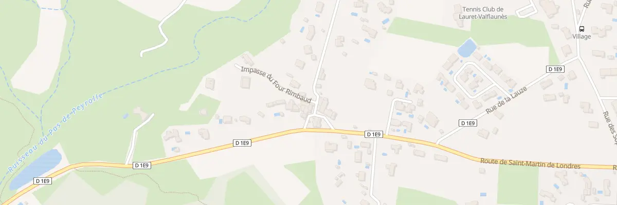 Plan du 5094 Imp du Four Rimbaud à Valflaunès