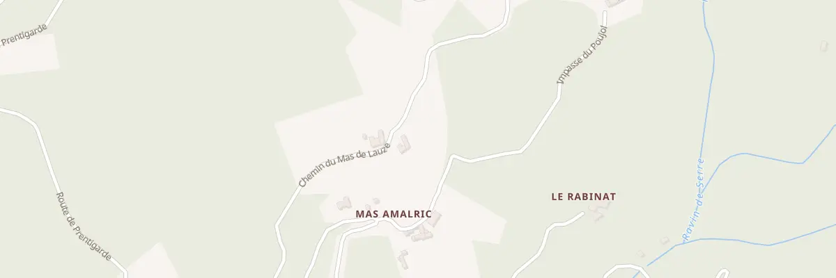 Plan du 5058 Le Mazalmaric à Saint-Étienne-Vallée-Française