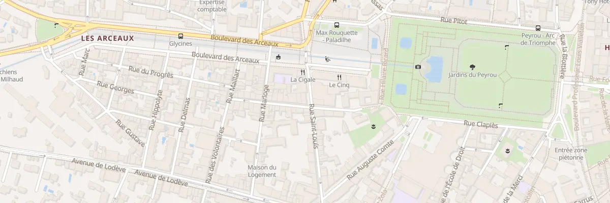 Plan du 17B Rue Saint Louis à Montpellier