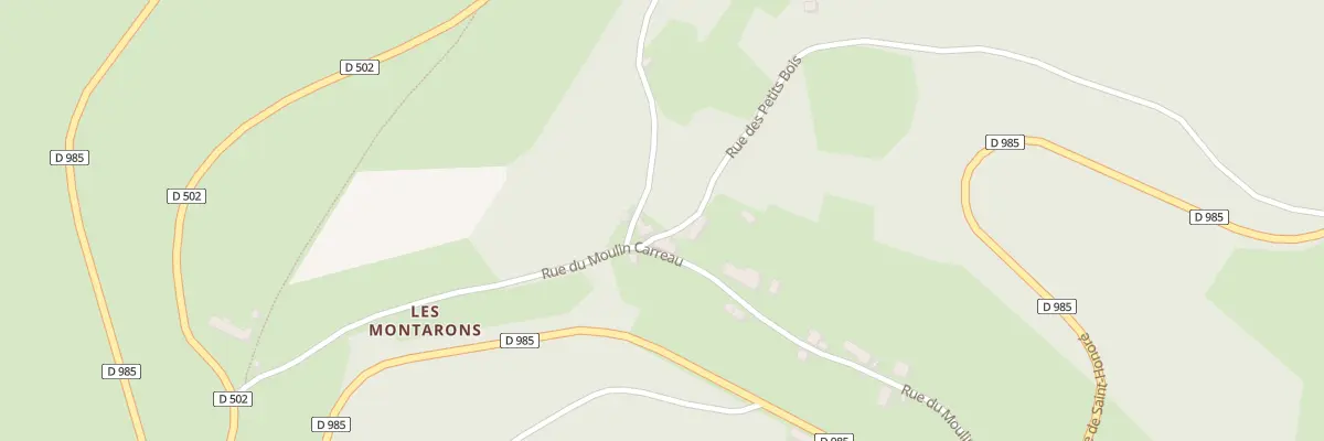 Plan du 1 Rue des Petits Bois à Sémelay
