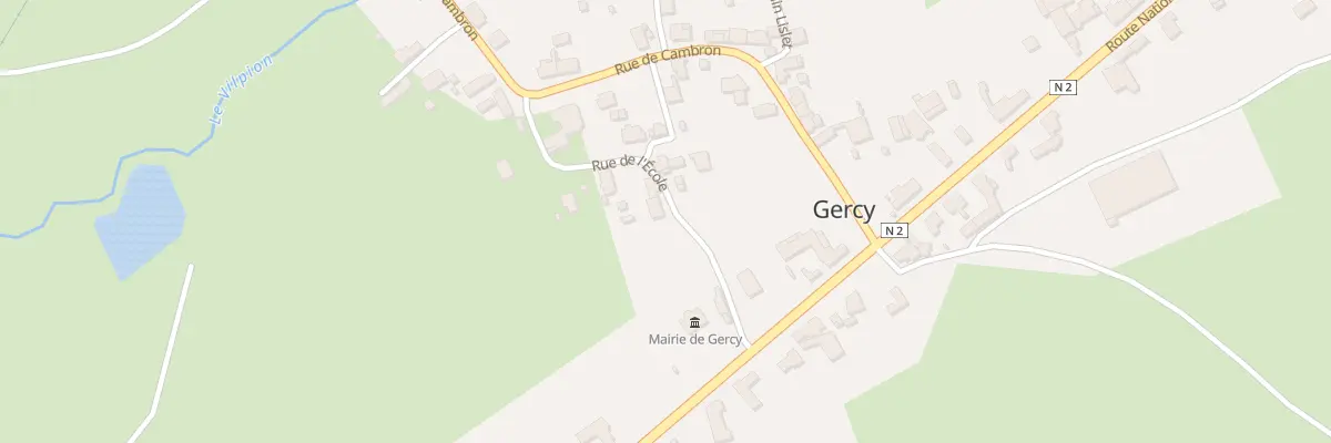 Plan du 12 Rue de L’ Ecole à Gercy