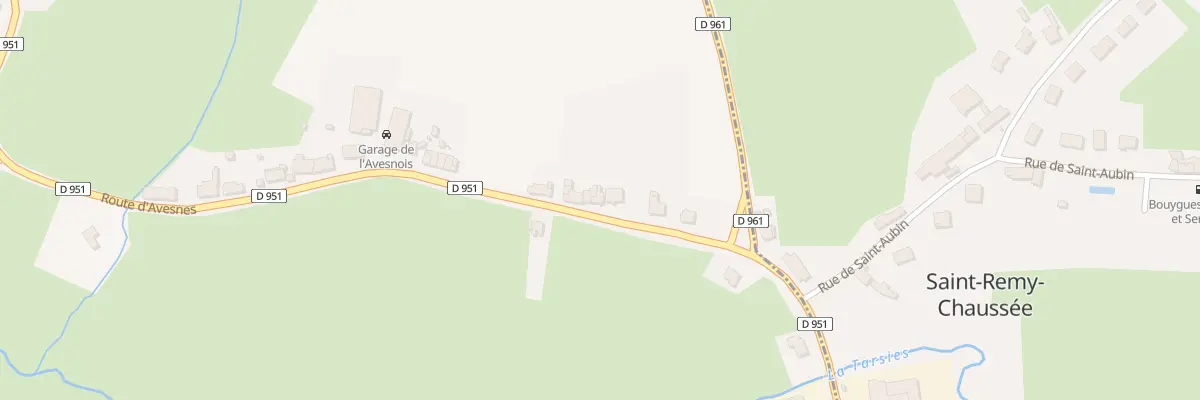 Plan du 1261 Rte d’Avesnes à Monceau-Saint-Waast