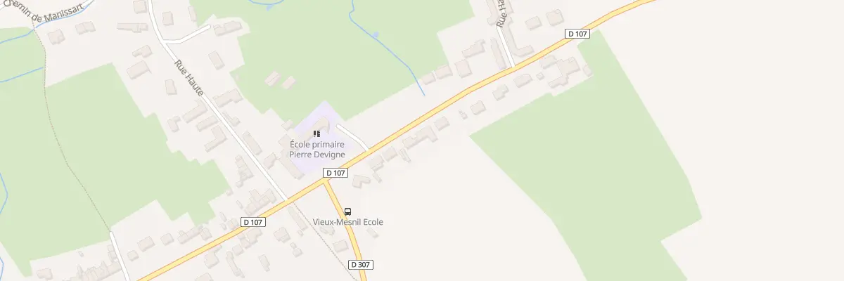 Plan du 12 Rue de Maubeuge à Vieux-Mesnil