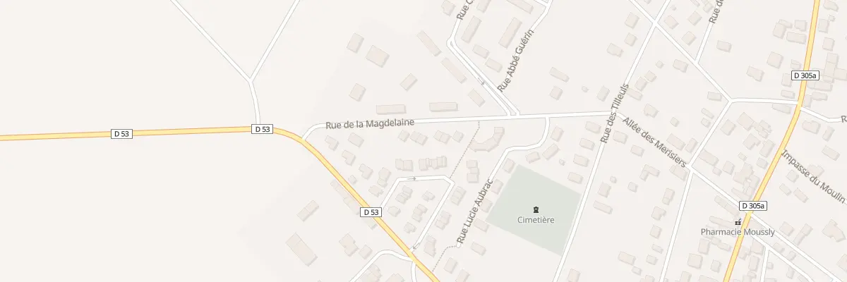 Plan du 12 Rue de la Magdelaine à Pleurs