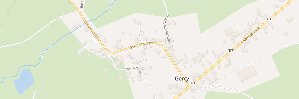 Plan du 5 Rue du Vilpion à Gercy