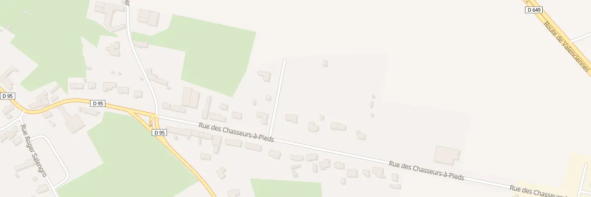 Plan du 13 Rue des Chasseurs A Pieds à La Longueville
