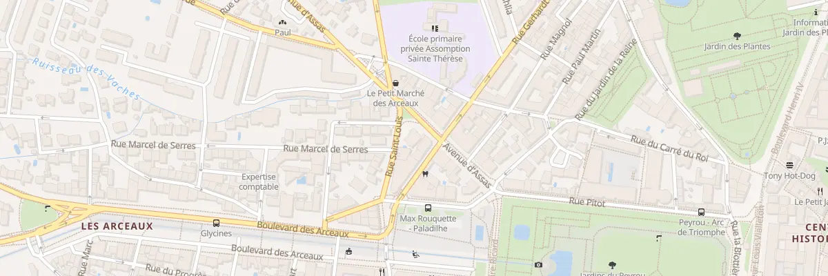 Plan du 13 Av d’Assas à Montpellier
