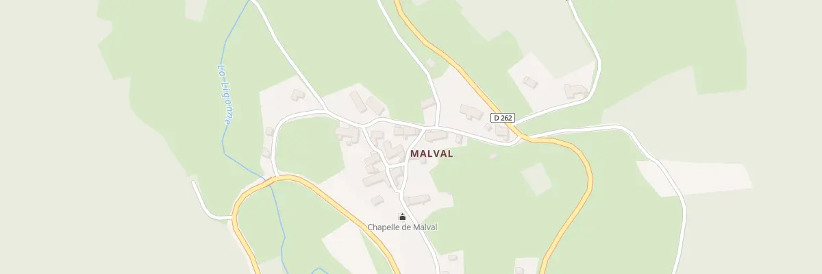 Plan du 5179 Malval à Églisolles