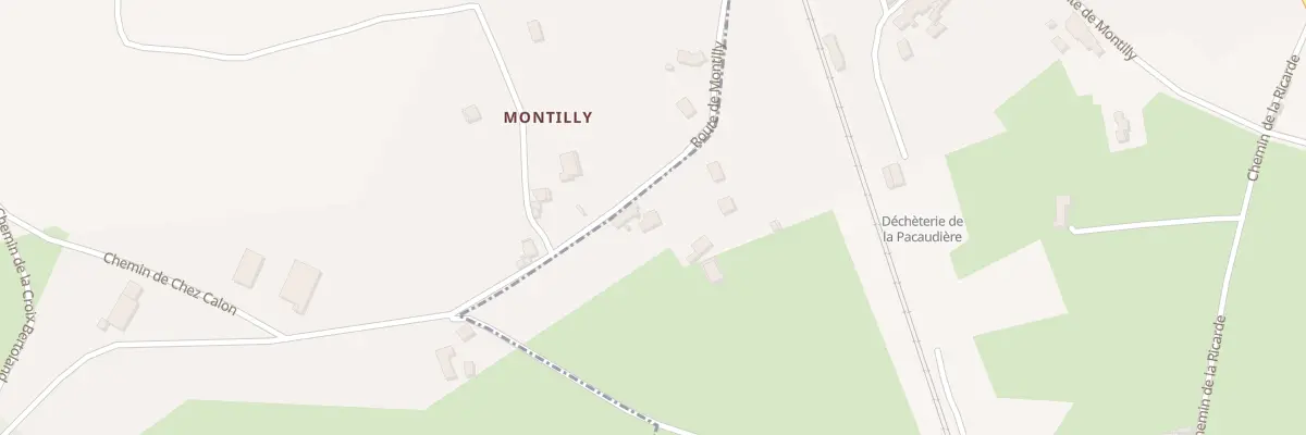 Plan du 757 Rte de Montilly à La Pacaudière