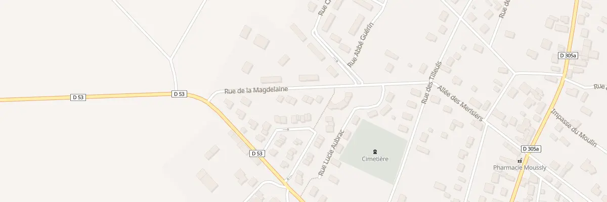 Plan du 14 Rue de la Magdelaine à Pleurs