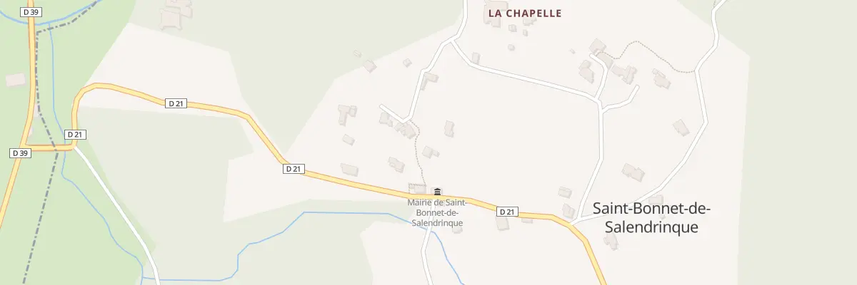 Plan du 5058 La Chapelle à Saint-Bonnet-de-Salendrinque