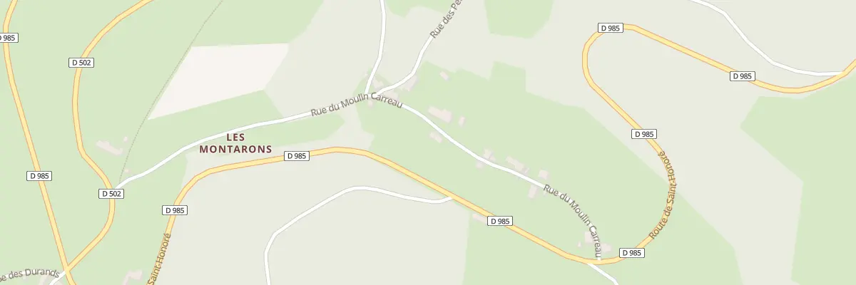 Plan du 2 Rue du Moulin Carreau à Sémelay