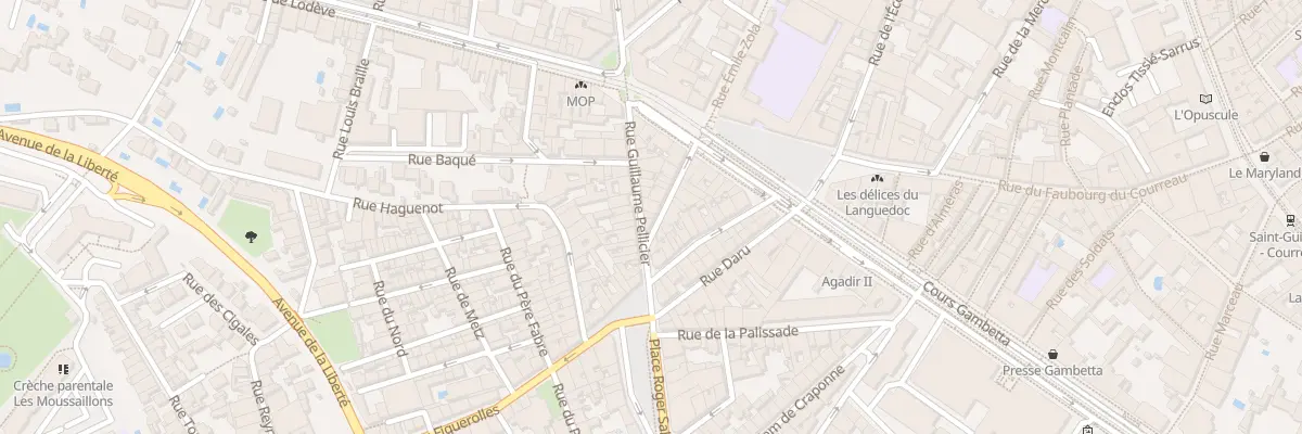 Plan du 14 Rue Général Vincent à Montpellier