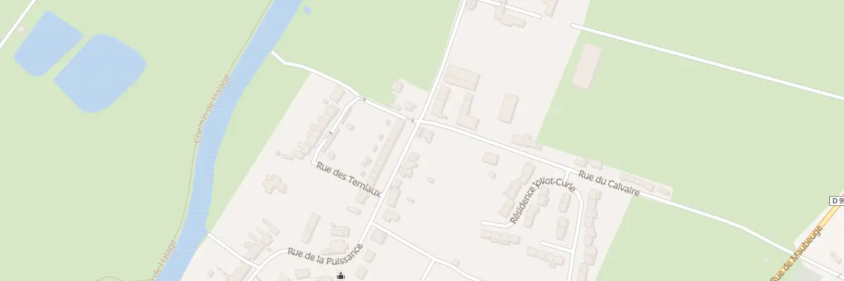 Plan du 2 Rue du Calvaire à Bachant