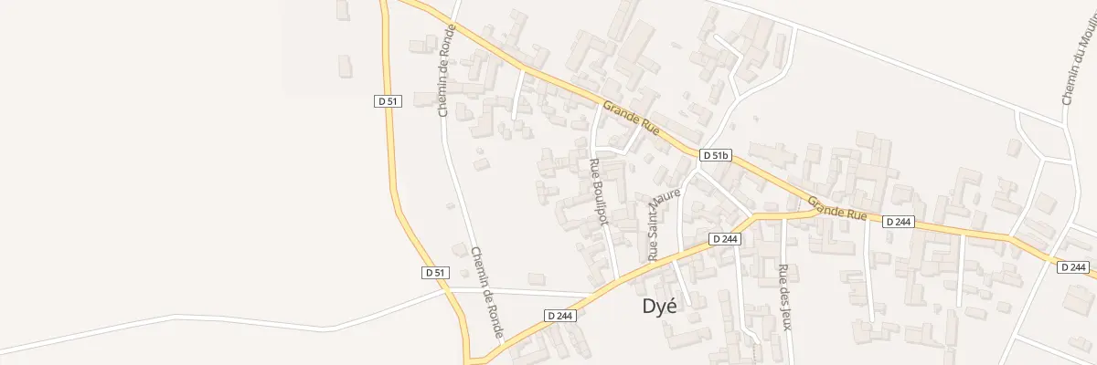 Plan du 10 Rue Boulipot à Dyé