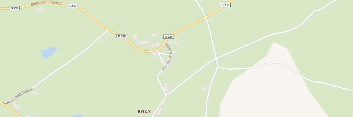 Plan du 99 Boux Dessous à Mhère