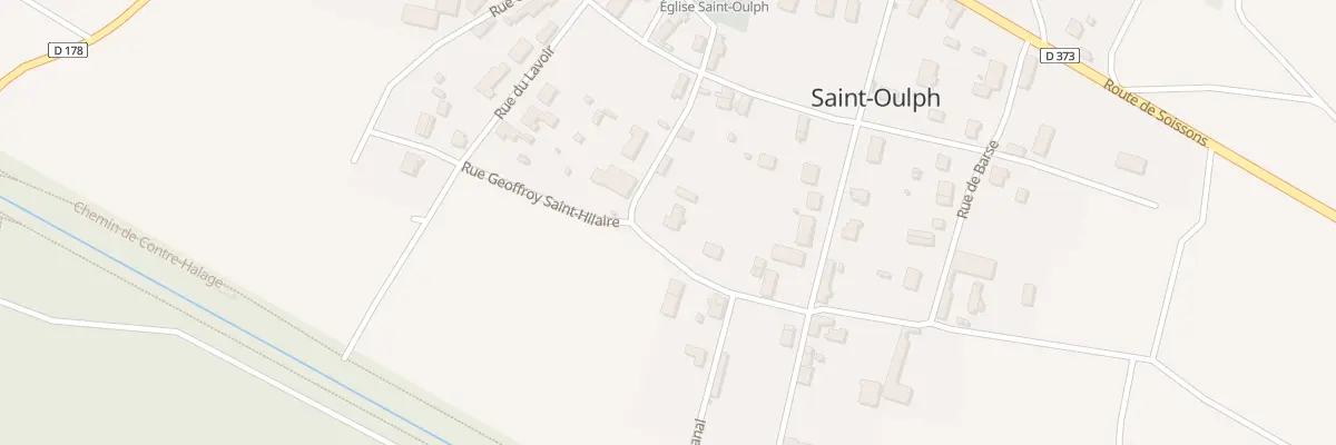 Plan du 12 Rue Geoffroy St Hilaire à Saint-Oulph