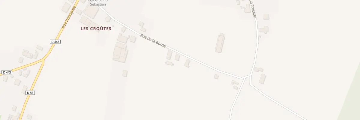 Plan du 12 Cr Dit Rue de la Borde aux Croûtes