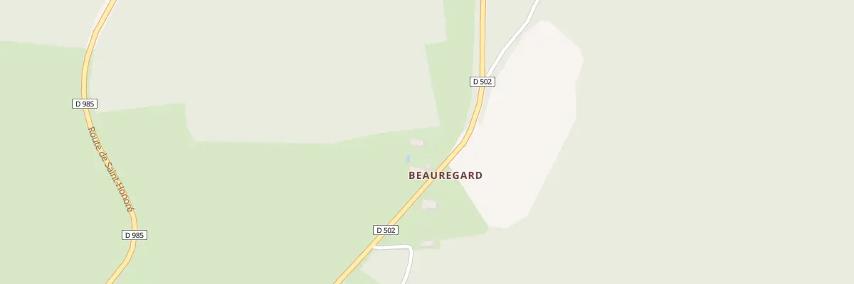 Plan du 1 Rte de la Vieille Montagne à Sémelay