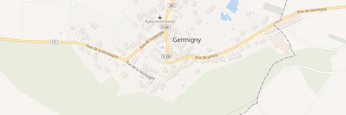 Plan du 7 Rue d’Alger à Germigny