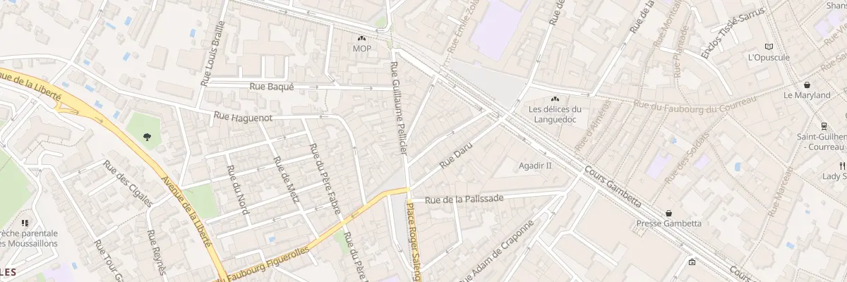 Plan du 18 Rue du Faubourg Figuerolles à Montpellier