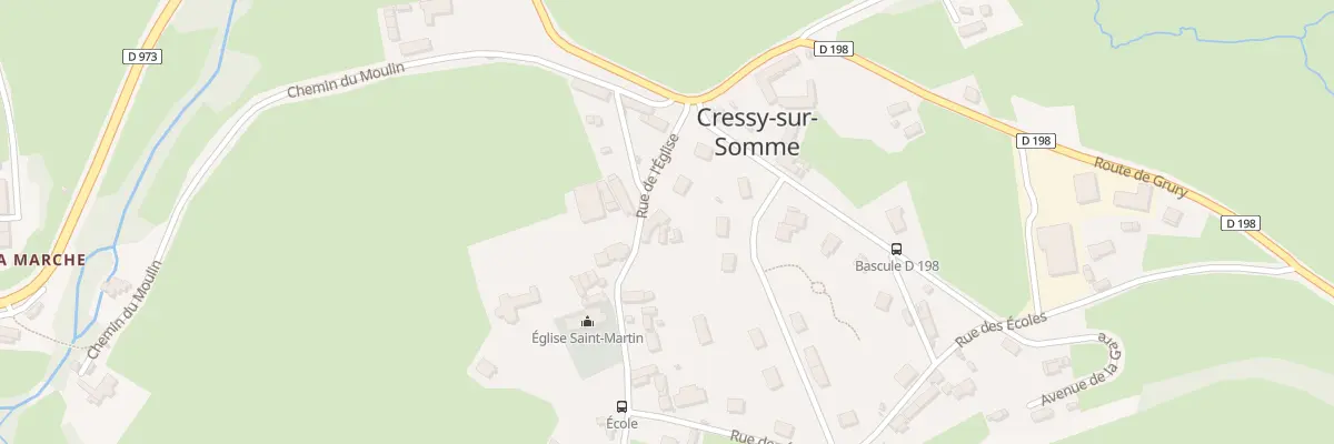 Plan du 3 Rue de l’Église à Cressy-sur-Somme