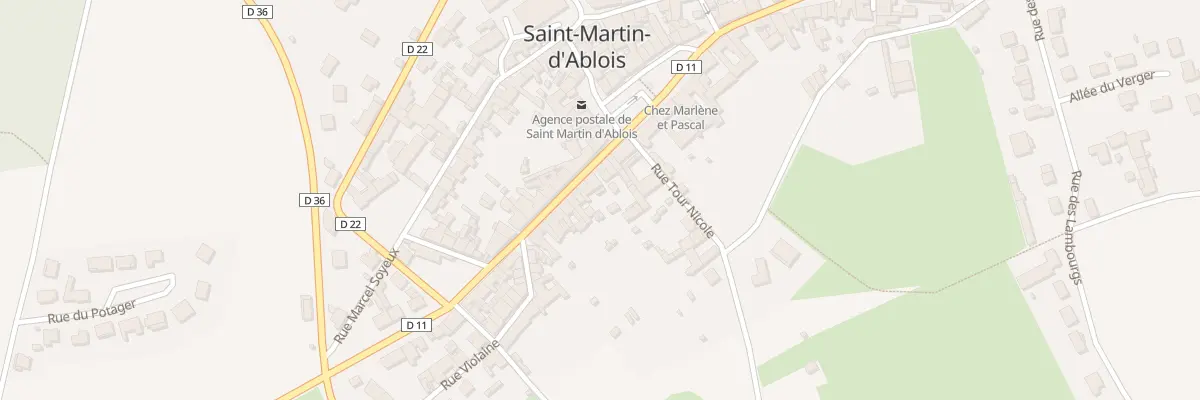 Plan du 84 Rue Julien Ducos à Saint-Martin-d’Ablois