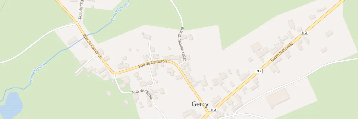 Plan du 12 Rue du Vilpion à Gercy
