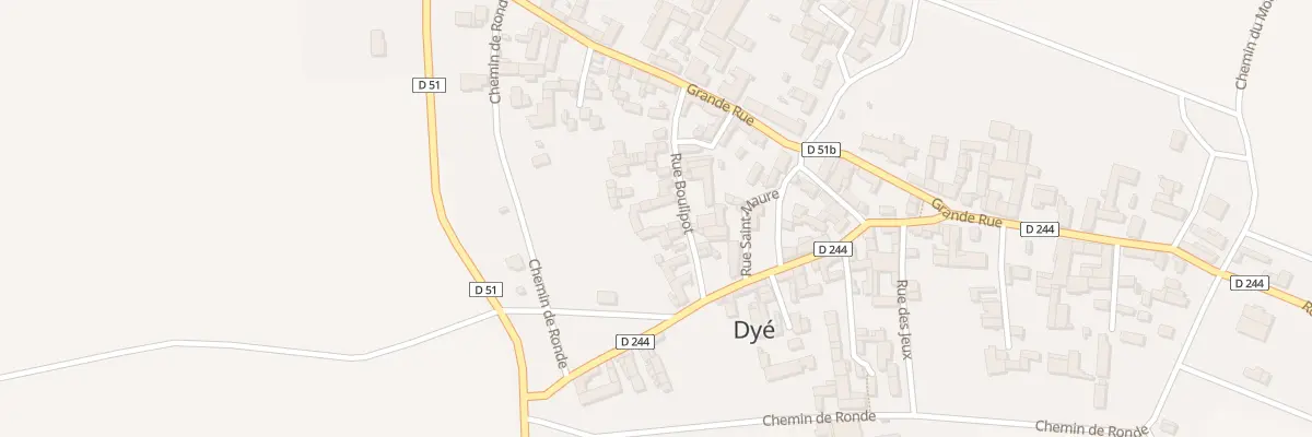 Plan du 14 Rue Boulipot à Dyé